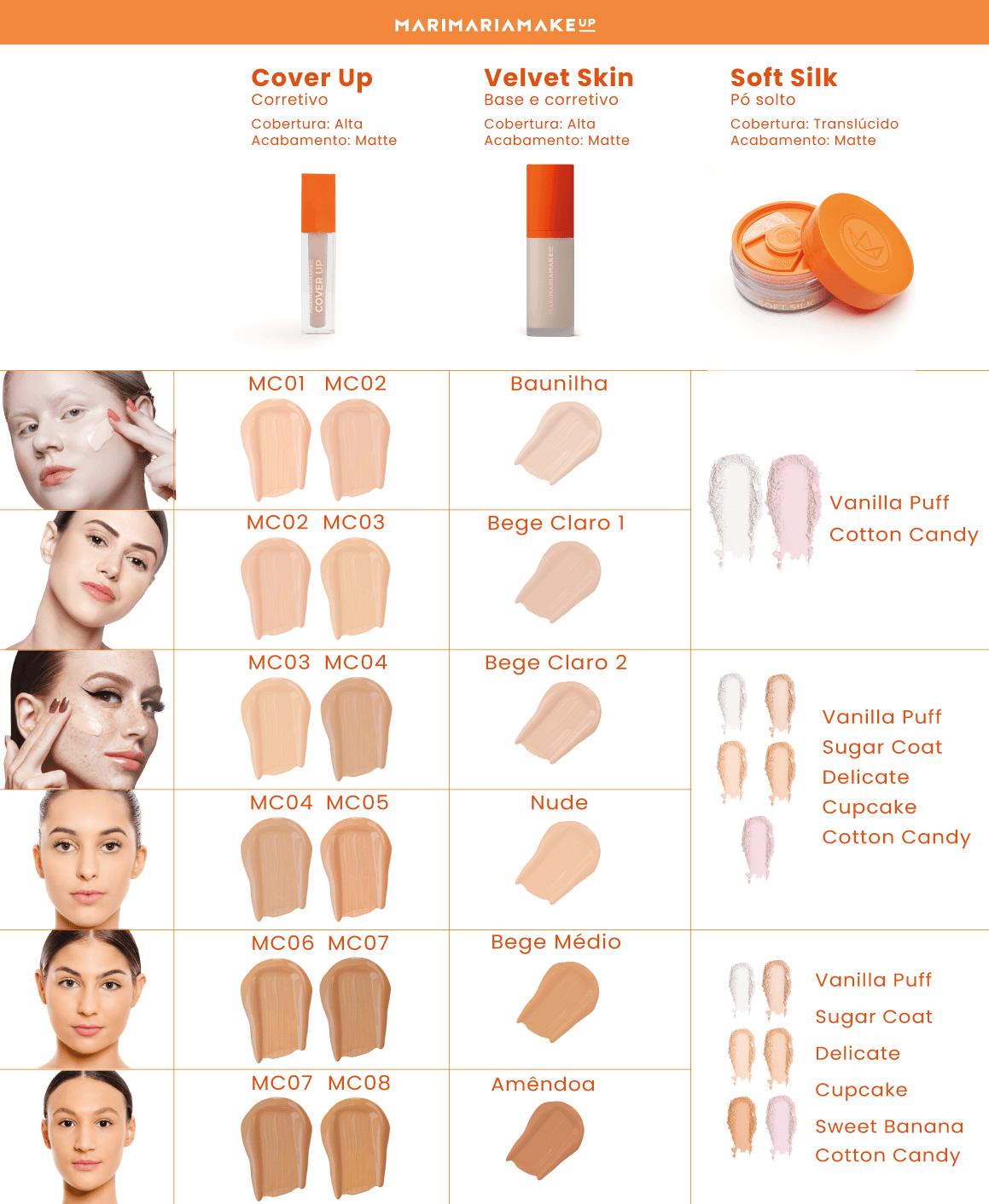 Base e Corretivo Matte Velvet Skin - Caramelo | Mari Maria Makeup - Image 6